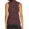 imageDokotoo Womens Leopard Print Tank Tops Crewneck Sleeveless Summer Casual TShirts BlousesRed
