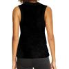 imageDokotoo Womens Leopard Print Tank Tops Crewneck Sleeveless Summer Casual TShirts BlousesX Black
