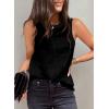 imageDokotoo Womens Leopard Print Tank Tops Crewneck Sleeveless Summer Casual TShirts BlousesX Black