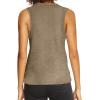 imageDokotoo Womens Leopard Print Tank Tops Crewneck Sleeveless Summer Casual TShirts BlousesX Khaki