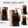 imageDokotoo Womens Leopard Print Tank Tops Crewneck Sleeveless Summer Casual TShirts BlousesZ Black