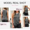 imageDokotoo Womens Leopard Print Tank Tops Crewneck Sleeveless Summer Casual TShirts BlousesZ Gray
