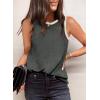 imageDokotoo Womens Leopard Print Tank Tops Crewneck Sleeveless Summer Casual TShirts BlousesZ Gray