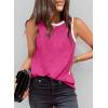 imageDokotoo Womens Leopard Print Tank Tops Crewneck Sleeveless Summer Casual TShirts BlousesZ Rose