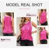 imageDokotoo Womens Leopard Print Tank Tops Crewneck Sleeveless Summer Casual TShirts BlousesZ Rose