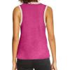 imageDokotoo Womens Leopard Print Tank Tops Crewneck Sleeveless Summer Casual TShirts BlousesZ Rose
