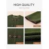 imageDokotoo Womens Long Sleeve Jackets Fashion Faux Shearling Oversized Color Block Button Sherpa Jacket CoatsGreen