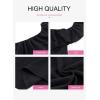 imageDokotoo Womens One Shoulder Tops Ruffled Solid Tunic Shirts Sleeveless Loose Tank TopBlack