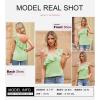 imageDokotoo Womens One Shoulder Tops Ruffled Solid Tunic Shirts Sleeveless Loose Tank TopGreen