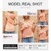 imageDokotoo Womens One Shoulder Tops Ruffled Solid Tunic Shirts Sleeveless Loose Tank TopOrange