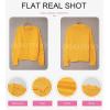imageDokotoo Womens Open Front Long Sleeve Chunky Knit Cardigan Sweaters Loose Outwear CoatC Yellow