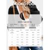 imageDokotoo Womens Open Front Long Sleeve Chunky Knit Cardigan Sweaters Loose Outwear CoatC Yellow