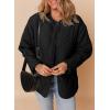 imageDokotoo Womens Quilted Lightweight Jackets Button Down Puffer Jacket Coats Padded Outwear with PocketsBlack