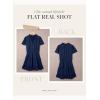 imageDokotoo Womens Spring Summer 2025 Short Sleeve Split V Neck Ruffle Chiffon Elegant Mini Short Skirt DressesZ Blue
