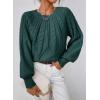 imageDokotoo Womens Sweaters Crewneck Long Sleeve Cable Knit Chunky Sweater Tops Fashion 2025 Fall OutifitsDark Green