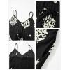 imageDokotoo Summer Dress Casual Womens Boho Dress Sleeveless Printed Long Tiered Maxi Dress Beach Dress 2025Black