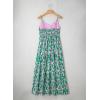 imageDokotoo Summer Dress Casual Womens Boho Dress Sleeveless Printed Long Tiered Maxi Dress Beach Dress 2025Green