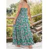 imageDokotoo Summer Dress Casual Womens Boho Dress Sleeveless Printed Long Tiered Maxi Dress Beach Dress 2025Green