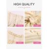 imageDokotoo Womens 2025 Summer Spring Deep V Neck Ruffle Long Sleeve Open Back Flowy Mini DressBeige