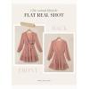 imageDokotoo Womens Casual Spring Fall 2025 Deep V Neck Knotted Tiered Chiffon Elegant Mini Short Swing Skater Dresses3 Pink 4