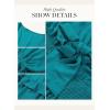 imageDokotoo Womens Casual Spring Fall 2025 Deep V Neck Knotted Tiered Chiffon Elegant Mini Short Swing Skater Dresses3 Turquoise