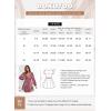 imageDokotoo Womens Casual Spring Fall 2025 Deep V Neck Knotted Tiered Chiffon Elegant Mini Short Swing Skater Dresses4 Multicolored 3