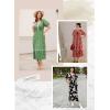 imageDokotoo Womens Dresses V Neck Empire Waist Dress Summer Spring Short Sleeve Elegant Flowy Long Floral Maxi DressBlack Floral