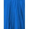 imageDokotoo Womens Off The Shoulder Summer Dresses 2025 Short Lantern Sleeve Ruffle Elastic Waist ALine Casual Mini DressD Blue