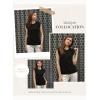 imageDokotoo Sweater Vest Women Casual Crewneck Sleeveless Sweaters for Women Solid Loose Cable Knit Tank TopsBlack