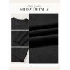 imageDokotoo Sweaters for Women Long Sleeve Wool Blend Crewneck Diamond Hollow Out Lightweight Soft Fall Pullover Sweater TopsBlack