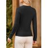 imageDokotoo Sweaters for Women Long Sleeve Wool Blend Crewneck Diamond Hollow Out Lightweight Soft Fall Pullover Sweater TopsBlack