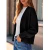 imageDokotoo Womens 2025 Trendy Casual Open Front Long Sleeve Chunky Warm Cardigan SweaterBlack