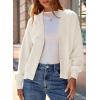 imageDokotoo Womens 2025 Trendy Casual Open Front Long Sleeve Chunky Warm Cardigan SweaterWhite