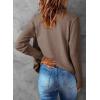 imageDokotoo Womens Cardigan Wool Blend Long Sleeve Button Down Sweaters for Women Casual Hollow Out Knit TopsCoffee
