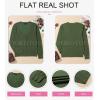 imageDokotoo Womens Cardigan Wool Blend Long Sleeve Button Down Sweaters for Women Casual Hollow Out Knit TopsGreen