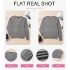 imageDokotoo Womens Cardigan Wool Blend Long Sleeve Button Down Sweaters for Women Casual Hollow Out Knit TopsGrey