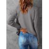imageDokotoo Womens Cardigan Wool Blend Long Sleeve Button Down Sweaters for Women Casual Hollow Out Knit TopsGrey