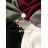 imageDokotoo Womens Cardigan Wool Blend Long Sleeve Button Down Sweaters for Women Casual Hollow Out Knit TopsRed
