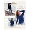 imageDokotoo Womens Cashmere Sweaters Dressy Casual Long Sleeve V Neck Lightweight Ribbed Knit Wool Pullover Jumper TopBlue