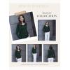imageDokotoo Womens Cashmere Sweaters Dressy Casual Long Sleeve V Neck Lightweight Ribbed Knit Wool Pullover Jumper TopGreen