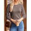 imageDokotoo Womens Casual Long Sleeve Wool Hollow Out Sweaters for Women 2025 Trendy Lightweight Crochet Pullover TopsGoat