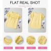 imageDokotoo Womens Summer Tops Crewneck Lace Crochet Short Sleeve Shirts Casual Chiffon Blouses1 Yellow