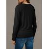 imageDokotoo Womens Wool Button Down Lightweight Cardigans Long Sleeve Casual Crew Neck Soft Knit Cardigan Sweaters TopsBlack