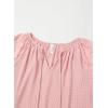 imageDokotoo Women Blouses Dressy Casual V Neck 34 Length Sleeve Womens Tops Fall Outfits 2025Gossamer Pink