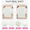 imageDokotoo Womens Casual Short Sleeve Loose Tunic Tops Lightweight Crochet Knit Summer Sweaters BlousesWhite