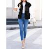 imageDokotoo Womens Fleece Jacket Vest Sleeveless Fuzzy Sherpa Jackets Zip Up Oversized Casual Coats Fall Winter Womens Tops 2025Black