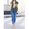 imageDokotoo Womens Fleece Jacket Vest Sleeveless Fuzzy Sherpa Jackets Zip Up Oversized Casual Coats Fall Winter Womens Tops 2025Green