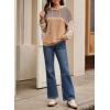 imageDokotoo Hoodies for Women Color Block Oversized Sweatshirt Long Sleeve Drawstring Casual Lightweight Hoodie Tops Fall 2025Straw Yellow