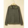 imageDokotoo Womens Oversized Sweatshirts Quarter Zip Pullover Women 2025 Fall Fashion Long Sleeve Tops Outfits ClothesVineyard Green