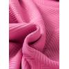 imageDokotoo Womens Sweatshirt 2025 Casual Lightweight Soft Crew Neck Loose Tops with PocketSachet Pink